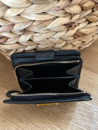 Cartera Prada Piel Safiano Unisex Negra