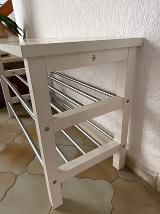Banco Zapatero TJUSIG IKEA Blanco
