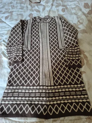 Cardigan nuovo fantasia geometrica taglia M