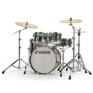 SONOR SET AQ2 STAGE TRANSPARENT BLACK TOTAL DRUMS