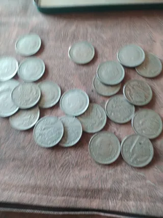22 Monedas 50 Ptas Franco