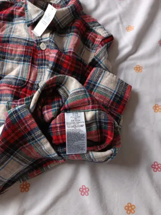 Camisa cuadros GAP niño Talla XS (4-5 años)