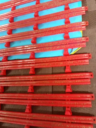 Lote 12 vallas dobles Scalextric efecto sucio