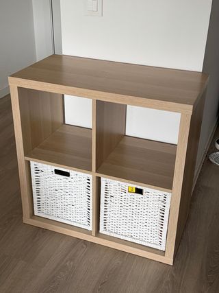 Mueble Kallax Ikea Efecto Roble