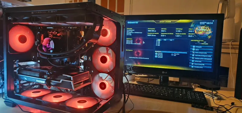 PC Gaming Ryzen 7 5700X3D + RTX 5050 + 16GB DDR4 afbeelding 2