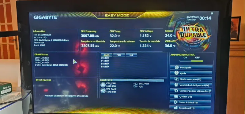 PC Gaming Ryzen 7 5700X3D + RTX 5050 + 16GB DDR4 afbeelding 4