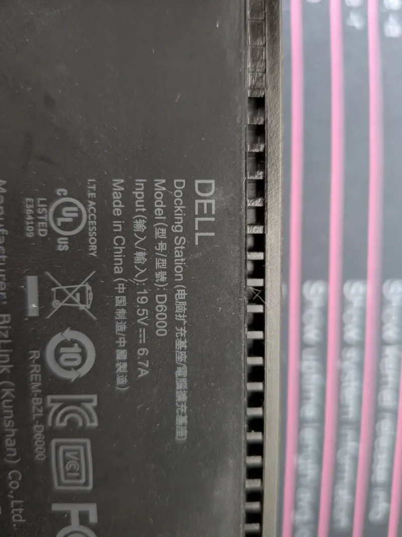 Dell D6000 Docking Station afbeelding 4