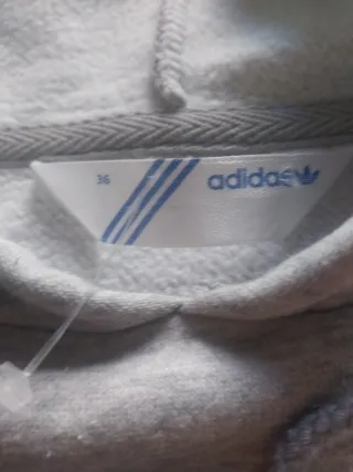 Sudadera Adidas Vintage Gris