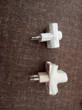 Adaptador Enchufe Viaje Blanco