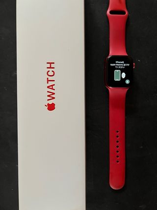 Apple Watch Series 6 44mm Rosso/Argento
