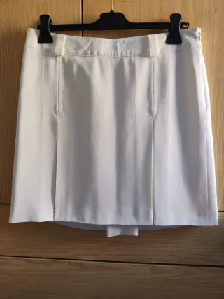 Gonna Incotex sartoriale bianca