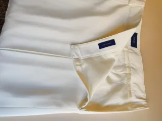 Gonna Incotex sartoriale bianca