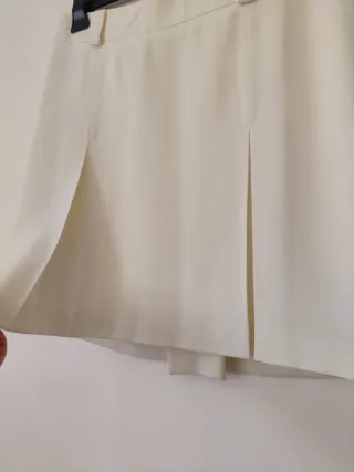 Gonna Incotex sartoriale bianca