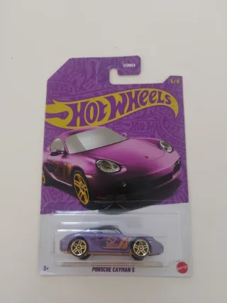 Hot Wheels Porsche Cayman S Morado