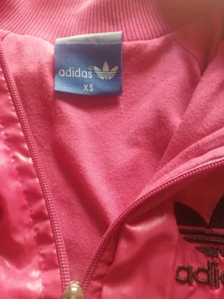 Chaqueta Adidas Vintage Rosa Brillante
