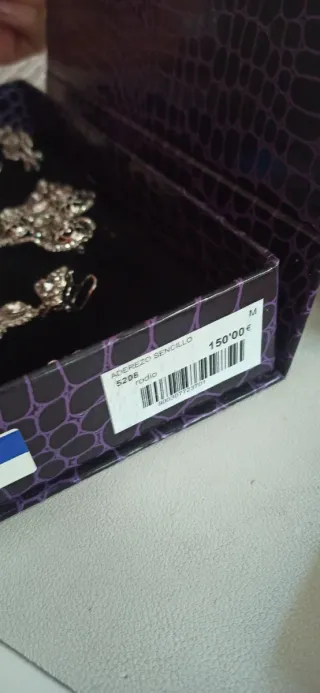 Aderezo fallera plata niña