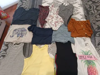 Lote Tops y Bodys Talla S
