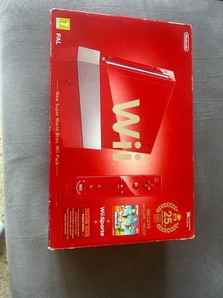 Nintendo Wii Rossa Edizione Mario 25° Anniversario