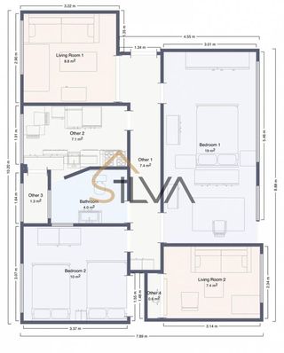 Piso en venta en A Milagrosa en Lugo