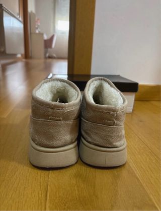 Botas de nieve beige