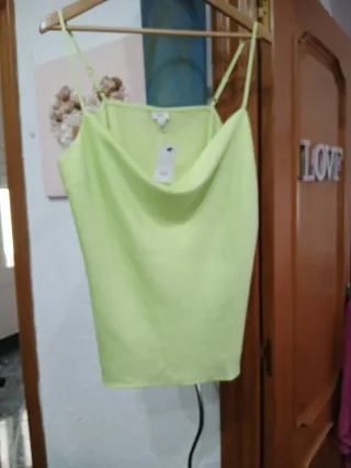 Camiseta de tirantes verde