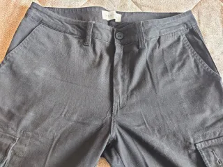 Pantaloni cargo neri Pier One uomo