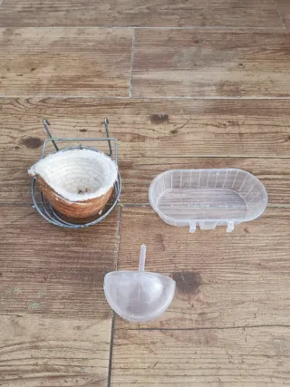 Jaula para pájaros metálica