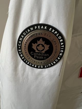 Abrigo Canadian Peak Blanco Talla S