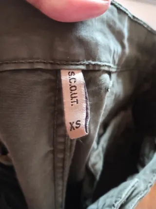 Pantaloni cargo verde oliva uomo. SCOUT. T- S