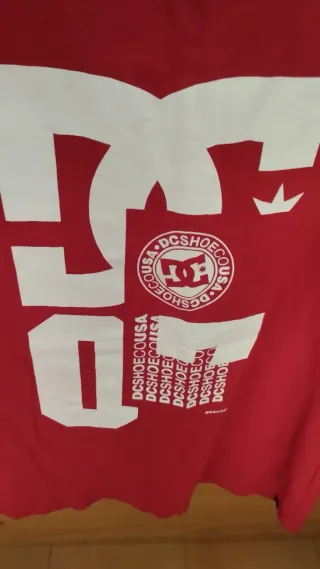 Camiseta DC Shoes Roja Hombre