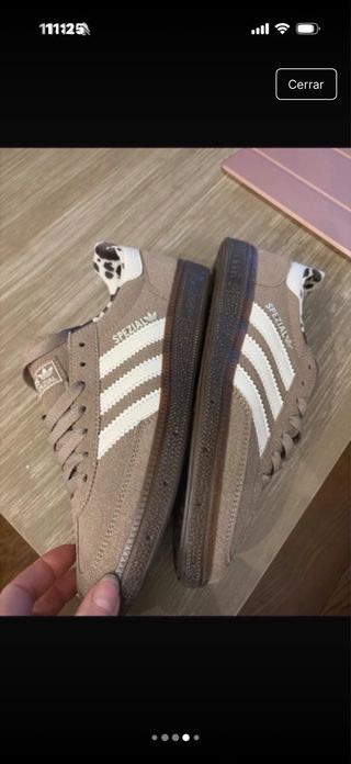 Adidas Spezial Beige/Multicolor Estampado Vaca