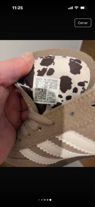 Adidas Spezial Beige/Multicolor Estampado Vaca