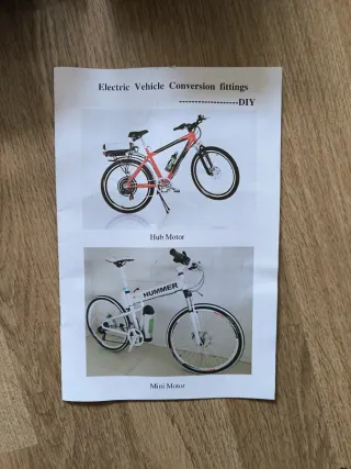 Kit Bici Eléctrica 350W 26 Delantera