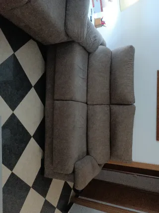 Sofás de tela beige y gris Seminuevos