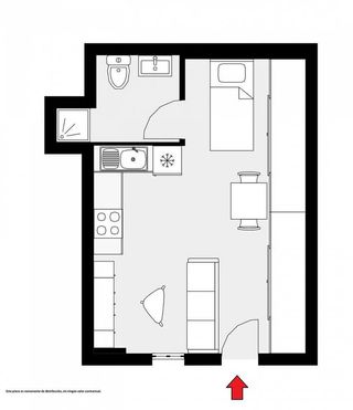 Estudio en venta en Calle Pinto-San Roque en Parla