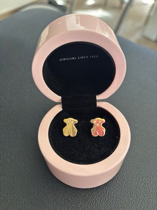 Pendientes Tous Oro 18k y diamantes