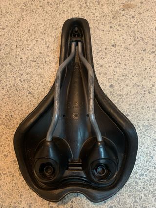 Sillín Gel Decathlon Negro