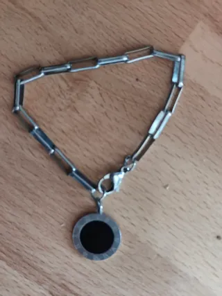 Pulsera Acero Inoxidable con Colgante