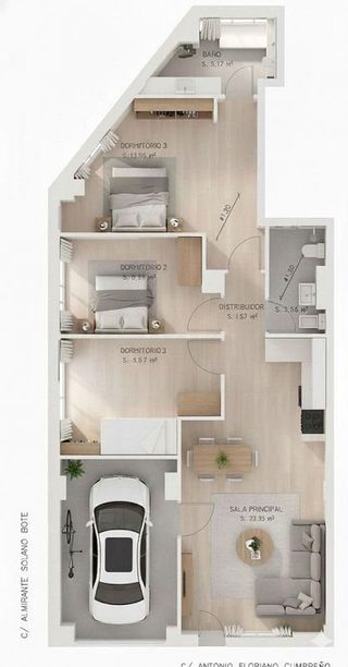 Piso en venta en Centro en Cáceres