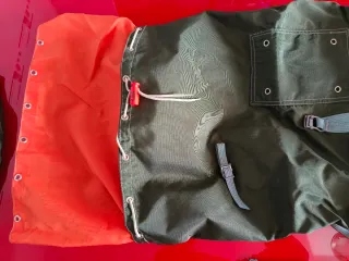 Mochila Serval Vintage Verde Naranja