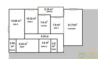 Piso en venta en Sur en Castellón de la Plana