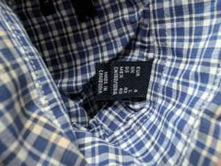 Camisa cuadros Cortefiel Talla M