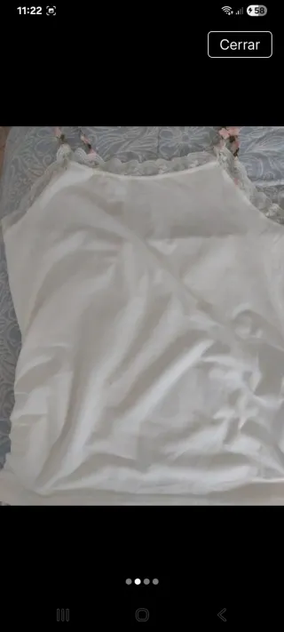 Conjunto Top Blanco y Short Verde