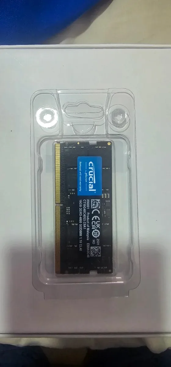 Crucial DDR5 16GB 4800MHz SODIMM afbeelding 2