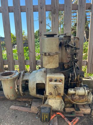 Motor diésel Diter con Bomba de Agua COMPLETO