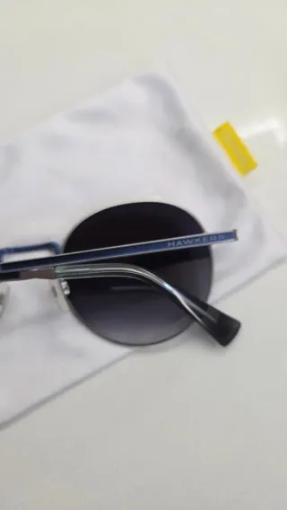 Óculos de Sol Hawkers Redondos Cinza/Azul