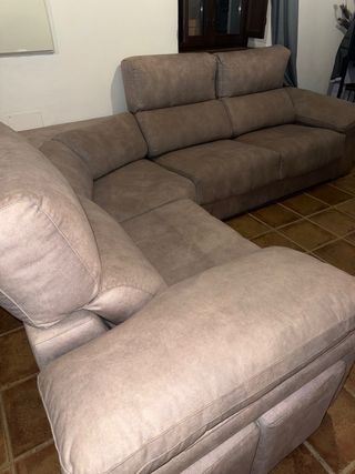 Sofá Chaiselongue Beige