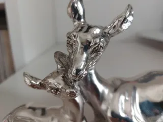 Scultura cerbiatti in resina