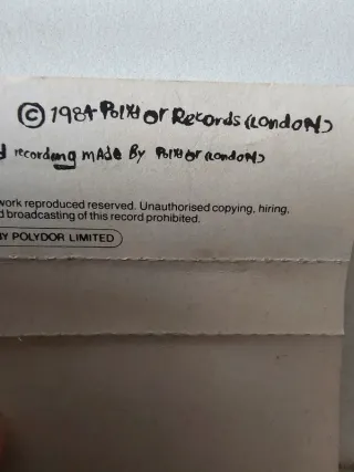 Siouxsie and the Banshees - Hyaena - MC 1984