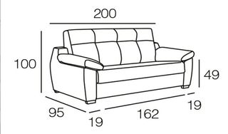 SOFA CAMA ITALIANO CHANEL.